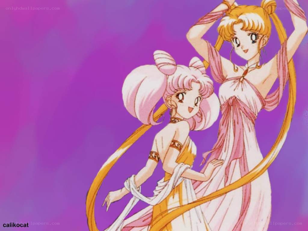 Sailor Moon and Sailor Chibi Moon