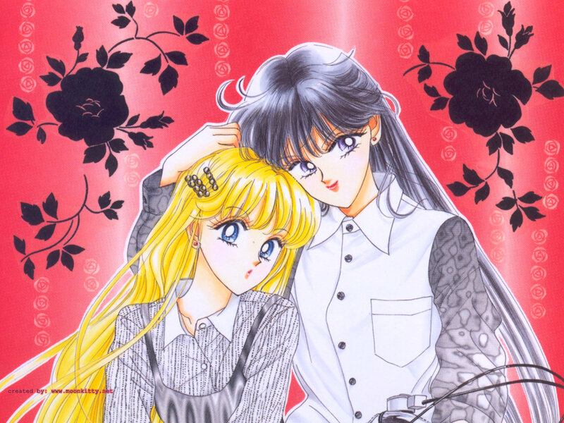 Sailor Moon and Sailor Pluto