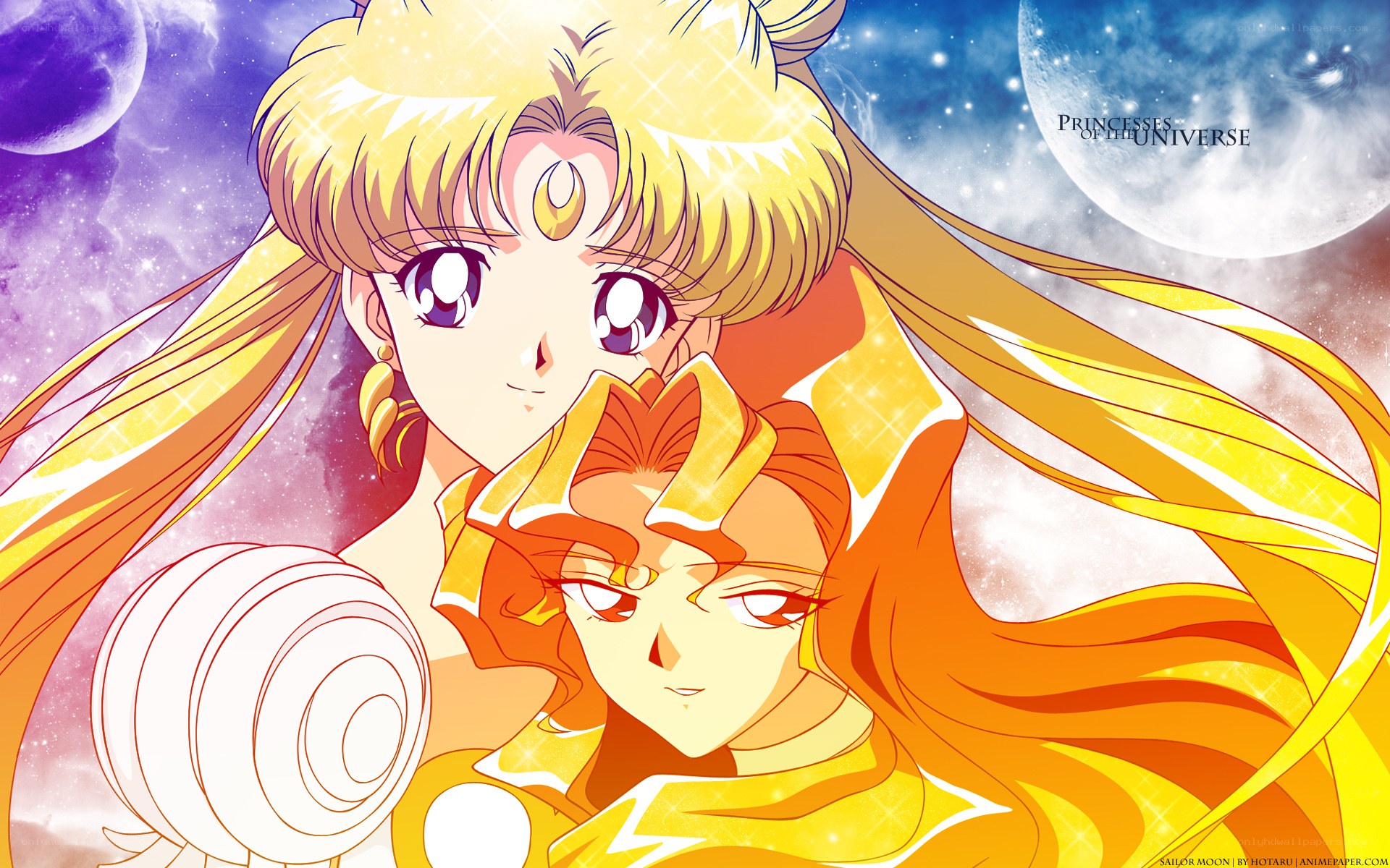 Sailor Moon and Sailor Venus