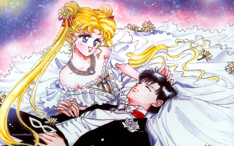 Sailor Moon and Tuxedo Mask
