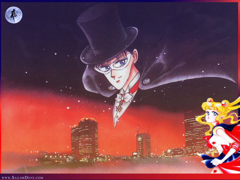 Sailor Moon and Tuxedo Mask