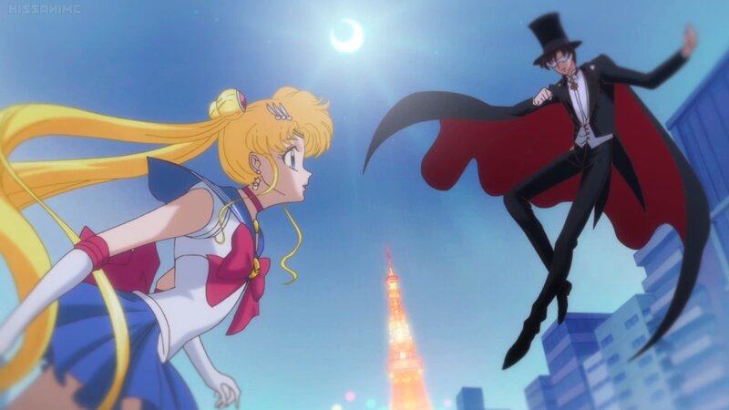 Sailor Moon and Tuxedo Mask — Blue, Dramatic