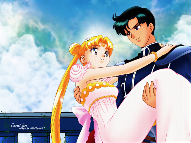 Sailor Moon and Tuxedo Mask — Blue