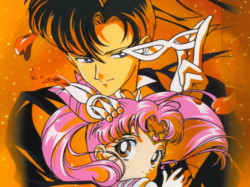 Sailor Moon and Tuxedo Mask