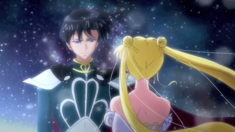 Sailor Moon and Tuxedo Mask — Yellow, Dramatic