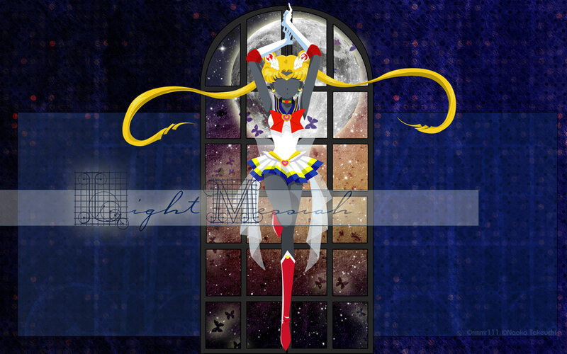 Sailor Moon at the window