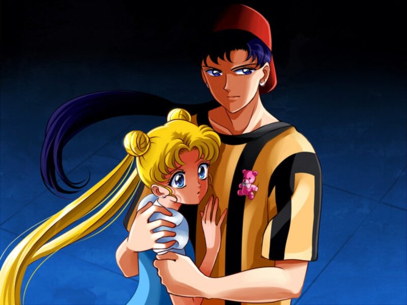Sailor Moon Being Held