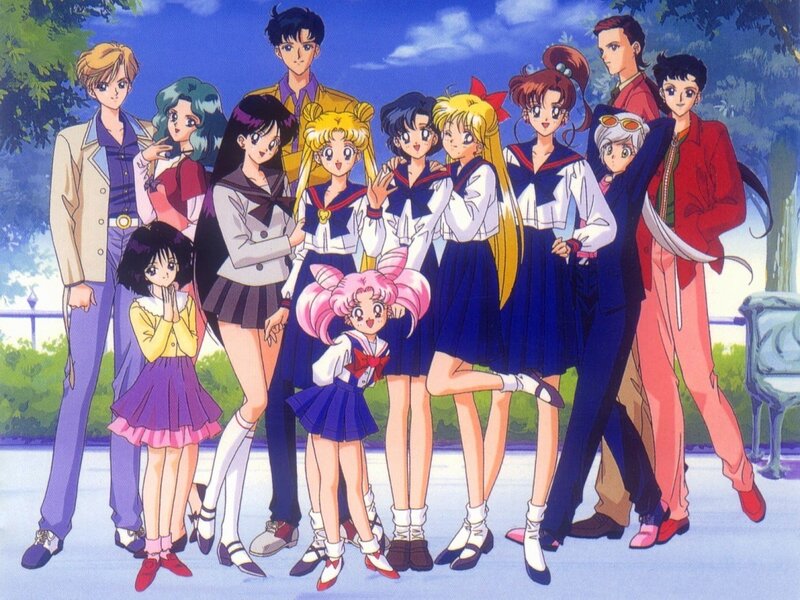Sailor Moon cast group portrait