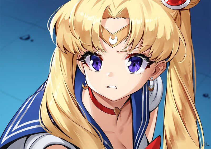 Sailor Moon Character — Blonde, Determined
