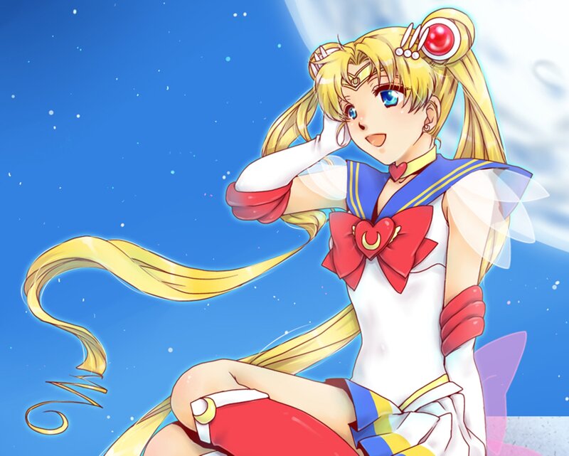 Sailor Moon Character — Blue, Calm, Night