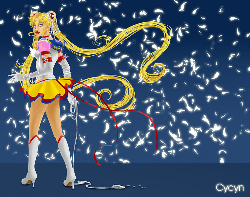 Sailor Moon Character — Blue, Dramatic