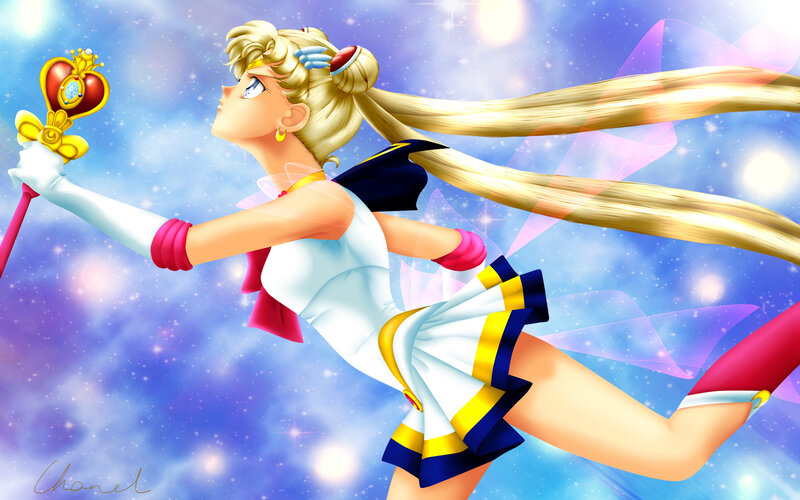 Sailor Moon Character — Blue, Dynamic