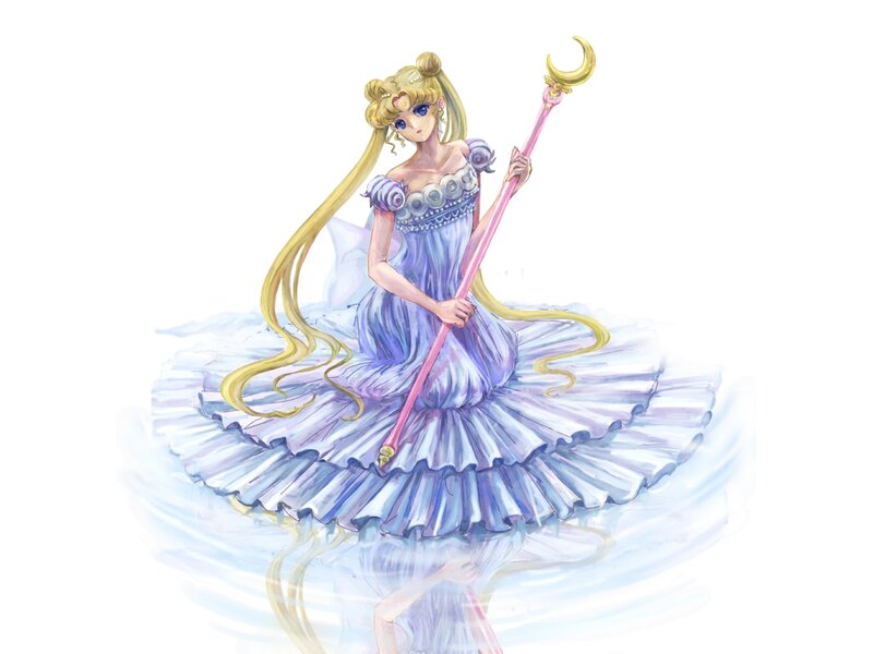 Sailor Moon Character — Blue, Serene, Anime