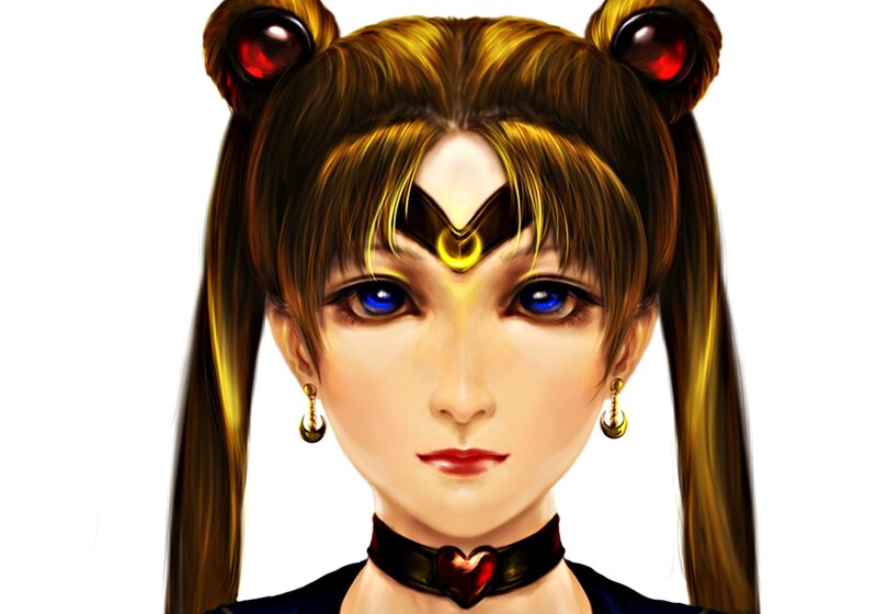 Sailor Moon Character — Brown, Serious