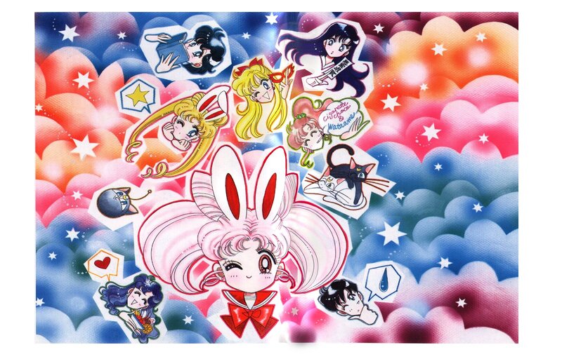Sailor Moon character collage