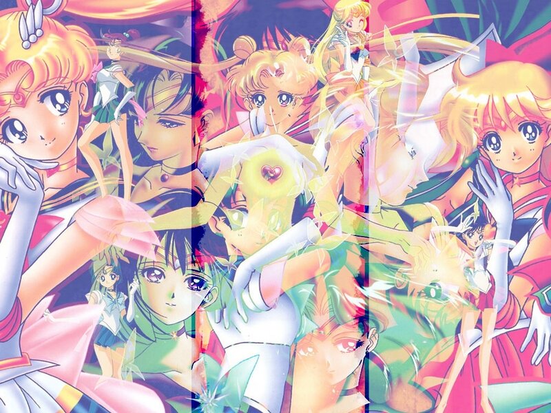 Sailor Moon character collage