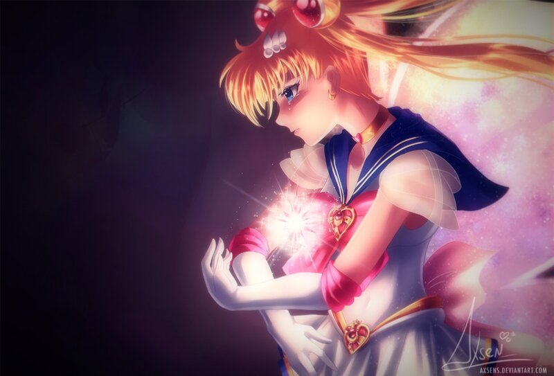 Sailor Moon Character — Pink, Dramatic, Anime