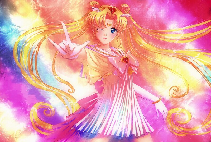 Sailor Moon Character — Pink, Dramatic