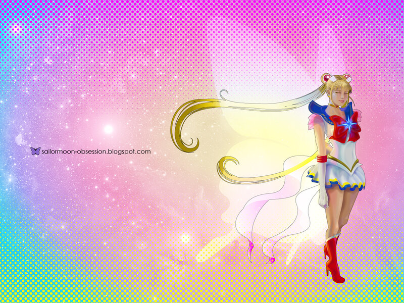 Sailor Moon Character — Pink, Dreamy, Digital Art