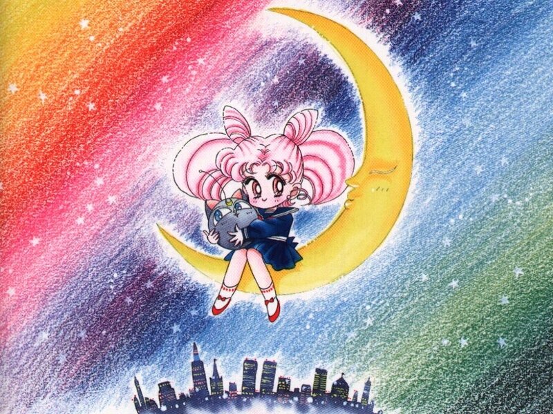 Sailor Moon Character — Pink, Dreamy, Night