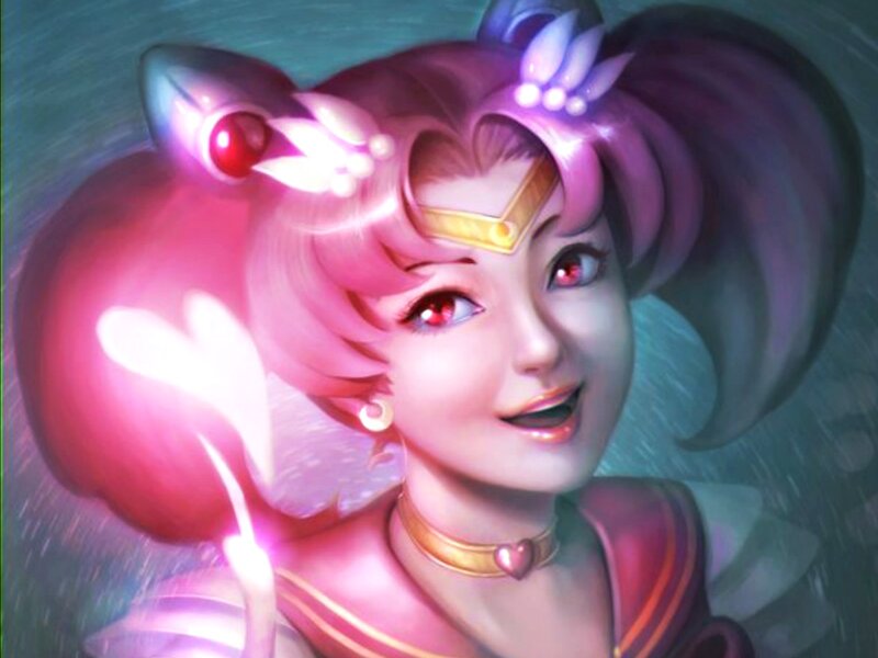 Sailor Moon Character — Pink, Playful, Digital Art