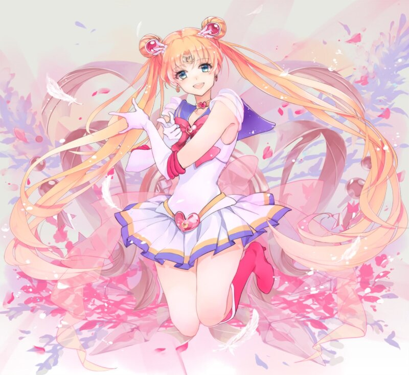 Sailor Moon Character — Pink, Playful