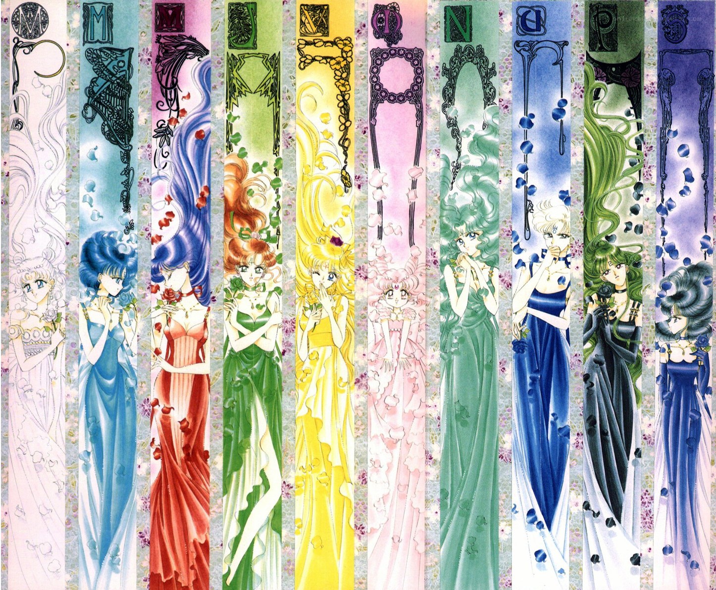Sailor Moon character portraits