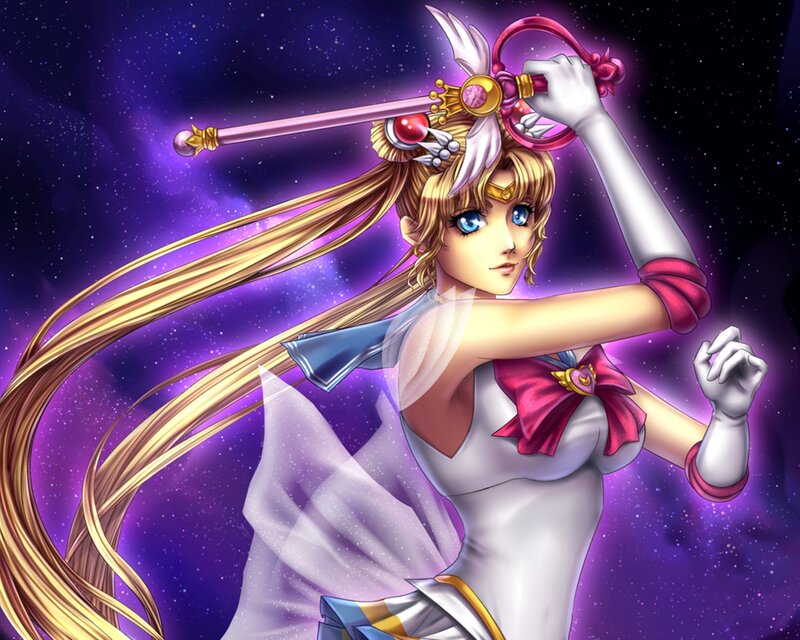 Sailor Moon Character — Purple, Dramatic, Night, Anime