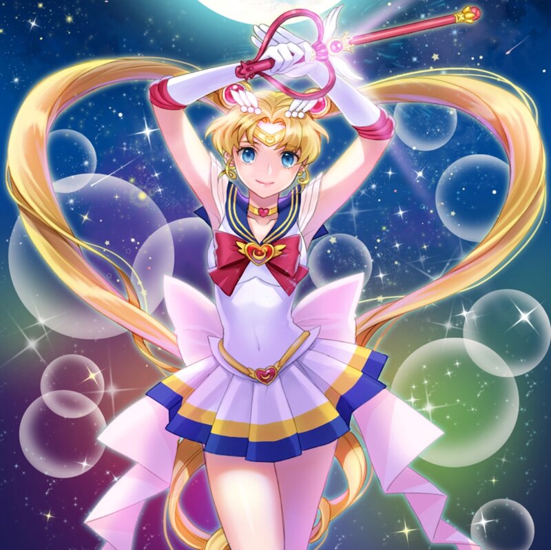 Sailor Moon Character — Purple, Magical, Night