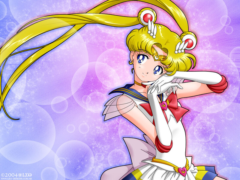 Sailor Moon Character — Purple, Playful