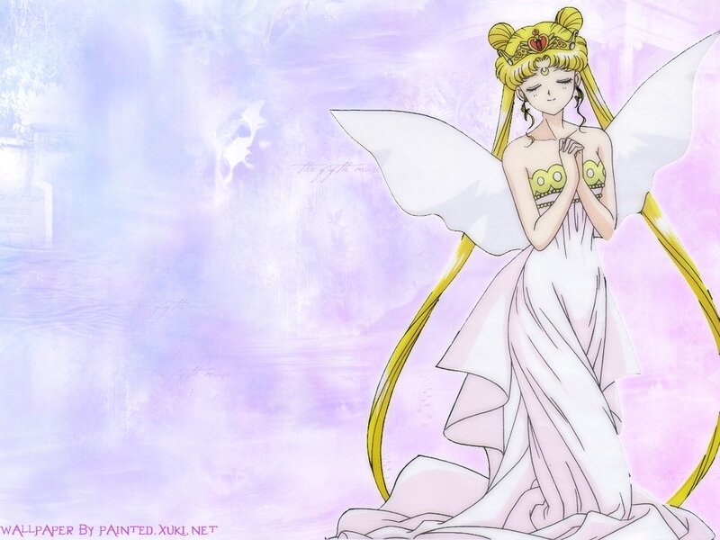 Sailor Moon Character — Purple, Serene, Anime, Angel Wings