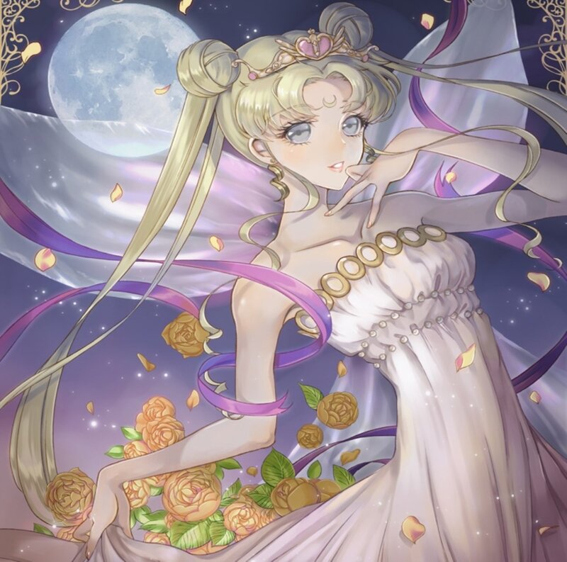 Sailor Moon Character — Purple, Serene, Night, Anime