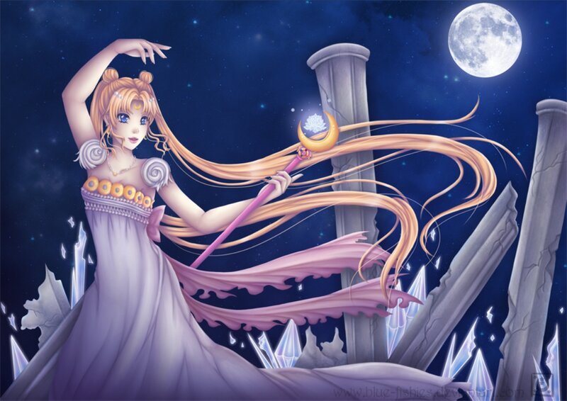 Sailor Moon Character — Purple, Serene, Night