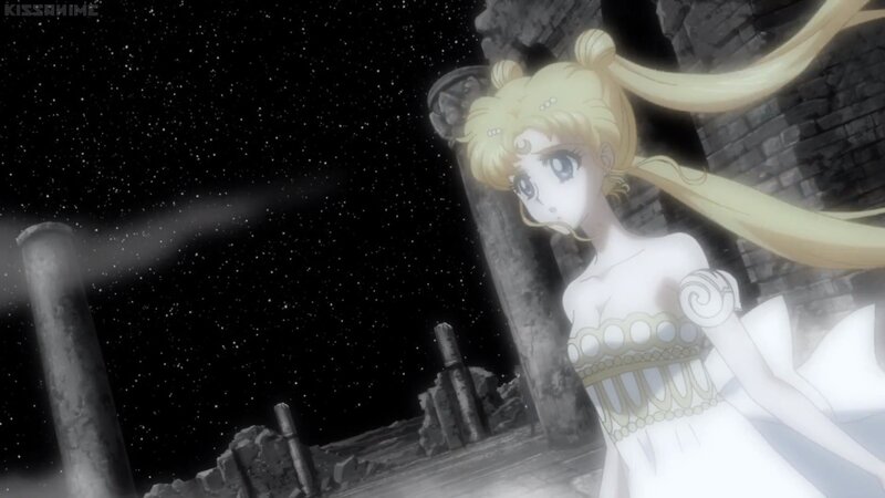 Sailor Moon Character — White, Dramatic, Night, Anime, Starry Sky