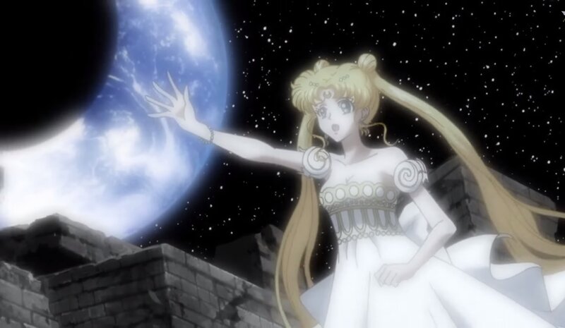 Sailor Moon Character — White, Dramatic, Night, Anime