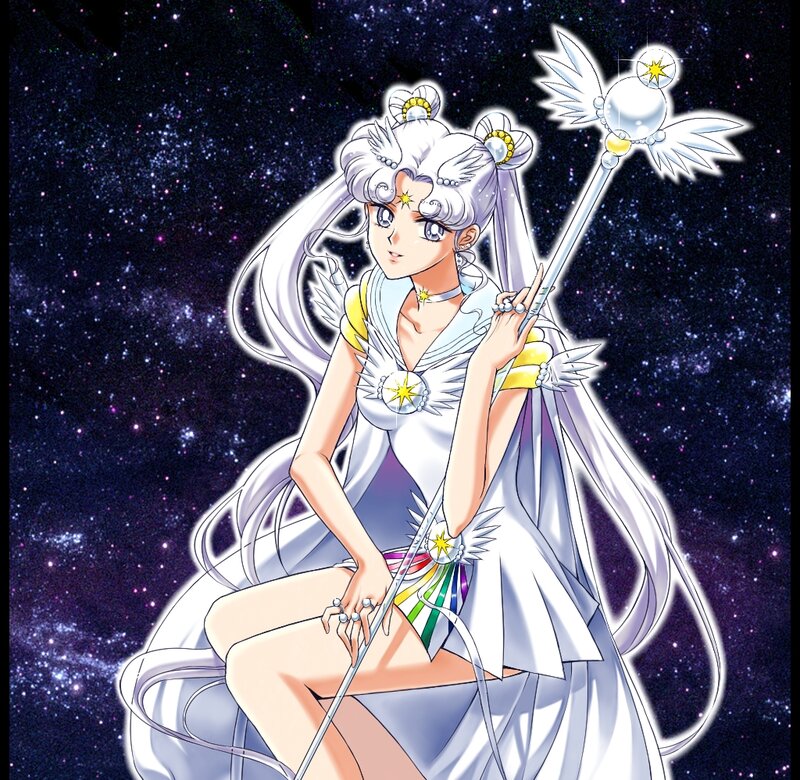 Sailor Moon Character — White, Dramatic
