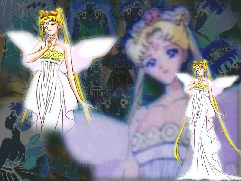 Sailor Moon Character — White, Dreamy, Anime