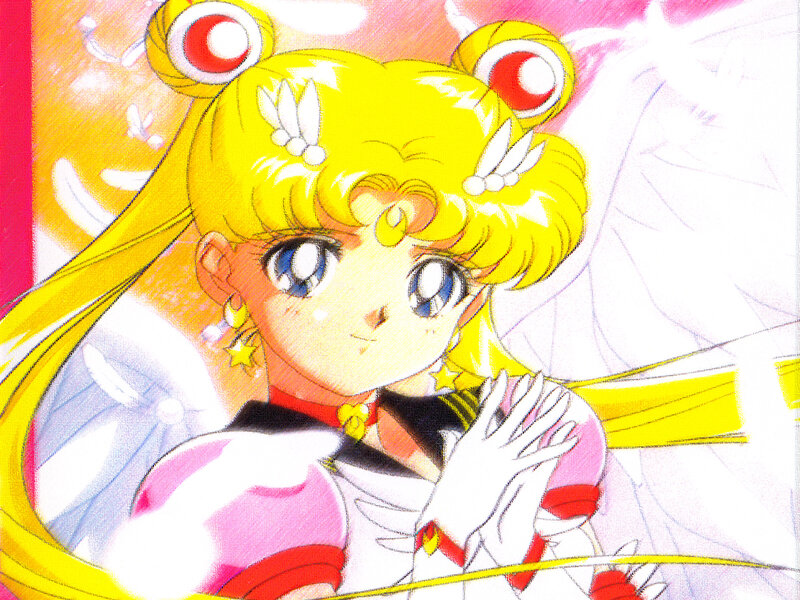 Sailor Moon Character — Yellow, Dramatic, Anime, Long Blonde Hair