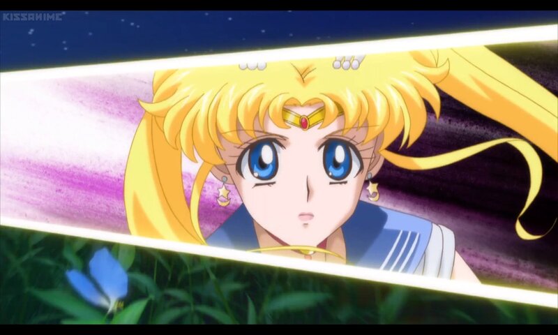 Sailor Moon Character — Yellow, Dramatic, Night, Anime, Blue Flower