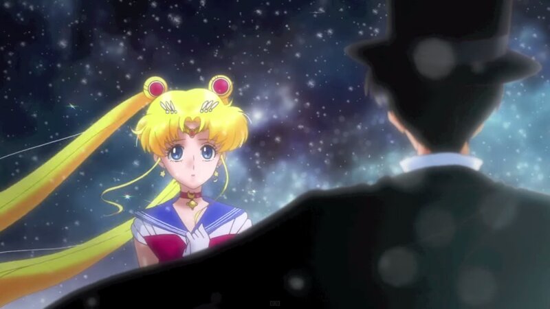Sailor Moon Character — Yellow, Dramatic, Night, Anime, Man in Top Hat