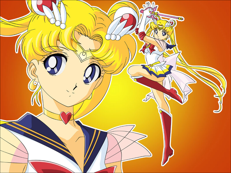 Sailor Moon Character — Yellow, Dynamic
