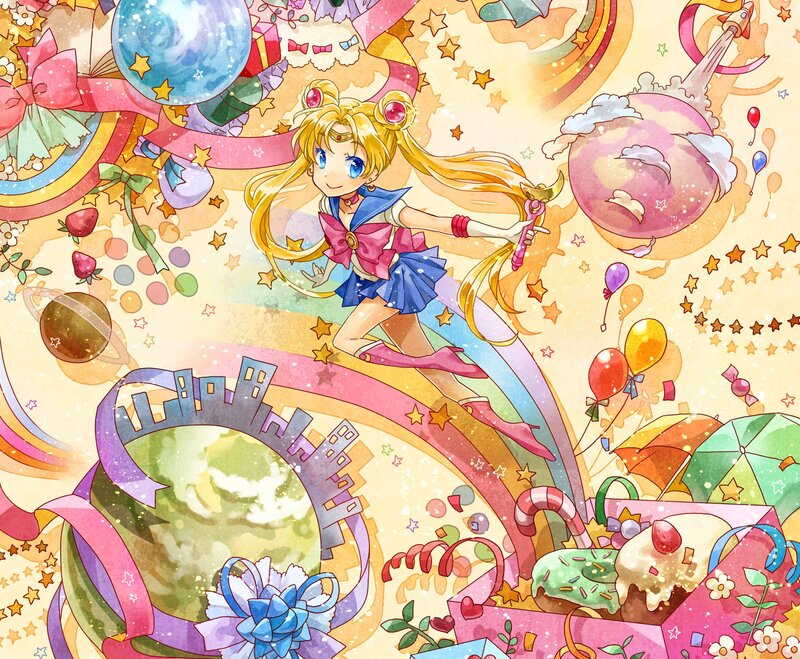Sailor Moon Character — Yellow, Festive