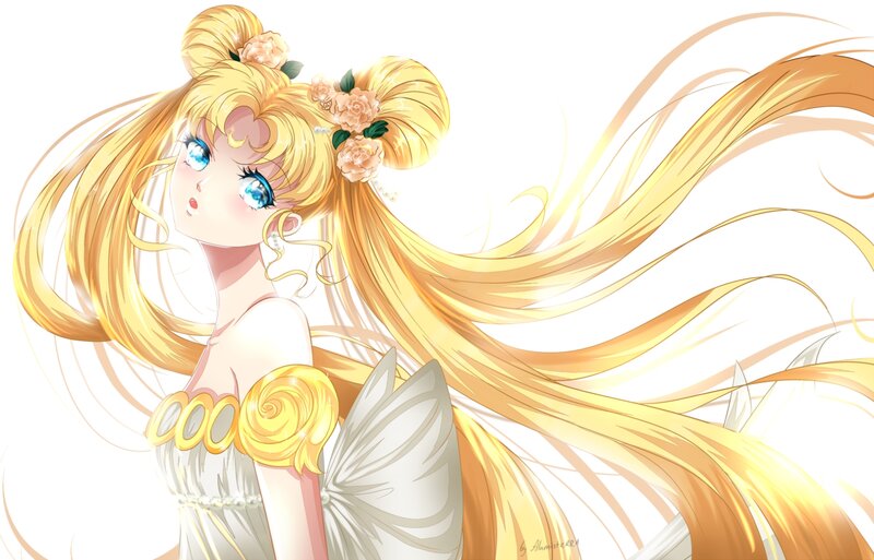 Sailor Moon Character — Yellow, Serene, Anime