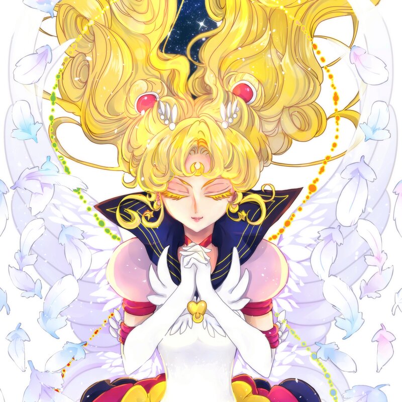 Sailor Moon Character — Yellow, Serene, Night