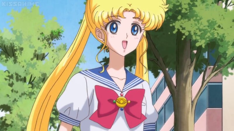 Sailor Moon Character — Yellow, Surprised, Afternoon, Anime, School Uniform