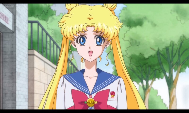 Sailor Moon Character — Yellow, Surprised, Afternoon