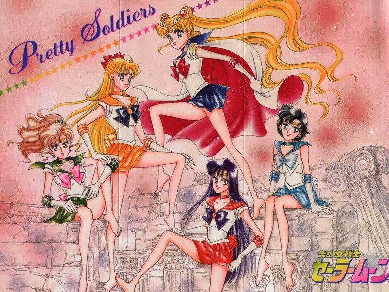 Sailor Moon characters artwork