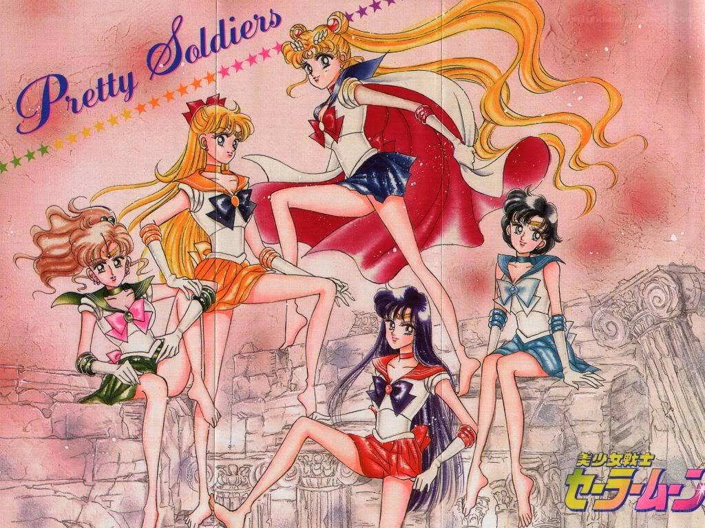 Sailor Moon characters artwork
