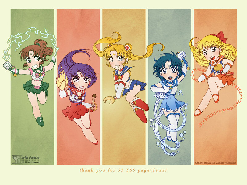 Sailor Moon Characters — Blue, Energetic