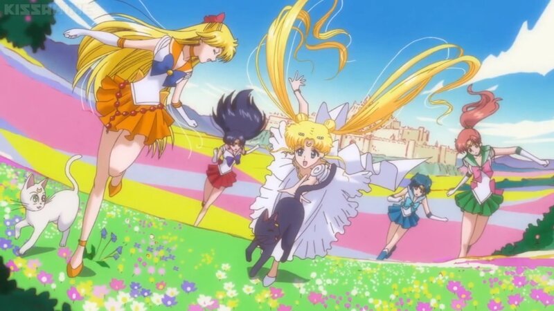 Sailor Moon Characters — Blue, Joyful